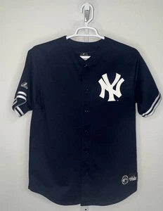 Derek Jeter New York Yankees Majestic Trikot Herren Größe Large Vintage Navy Blau - Bild 1 von 10