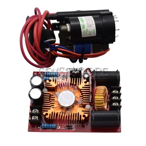 ZVS Tesla Coil Flyback Driver DC 12-30V SGTC Marx Generator Ignition Coil Fan - Bild 1 von 6