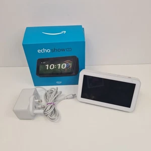 Amazon Echo Show 5 2ª Generación Blanco Totalmente Funcionando - Imagen 1 de 16