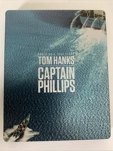Captain Phillips (Blu/DVD 2014) Best Buy Exclusive Steelbook * TOM HANKS * - Imagen 1 de 3