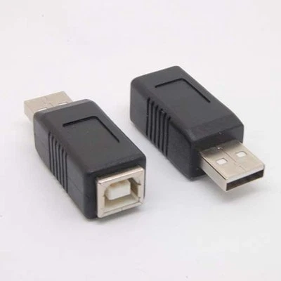 USB Type A Male to Printer Scanner Type B Female Adapter adaptor sx - Image 1 of 3