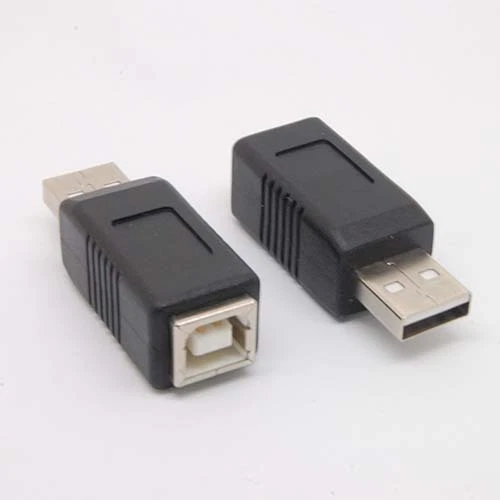 USB Type A Male to Printer Scanner Type B Female Adapter adaptor sx - Image 1 of 3