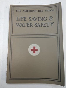 1937 Life Saving & Water Safety by The American Red Cross Book Manual Vintage - Picture 1 of 7