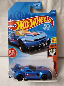 HW Hot Wheels 2018 HW Muscle Mania #10/10 Track Ripper Blue #A3 - Picture 1 of 4