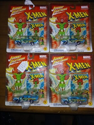 Lot of 4 - Johnny Lightning  X-Men  101 Custom Continental X-Men Marvel Car # 6 - Image 1 of 2