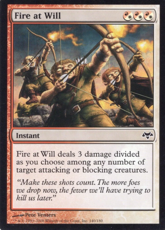 4X FIRE AT WILL 140/180 EVENTIDE MTG MAGIC LP X4 (yourdeckbuilder) - Image 1 of 1