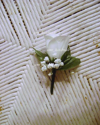Pin rosa boutonniere~corsé~tu elección~novio~padrino~promoción~boda~quinceañera Foto 1 de 4