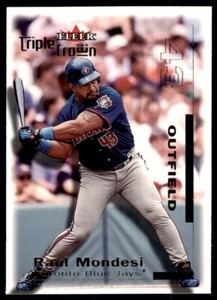 2001 Fleer Triple Crown Raul Mondesi Toronto Blue Jays #43