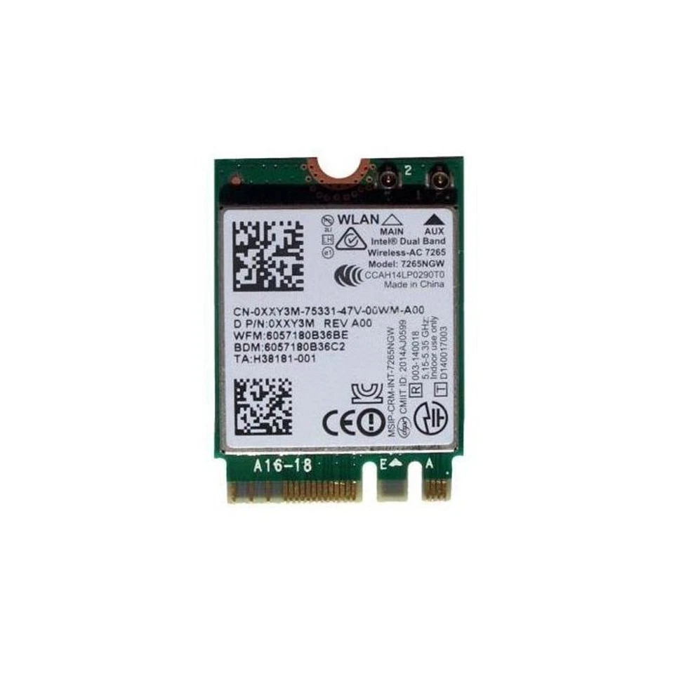 NEW!! Dell XXY3M Latitude E5450 14" Genuine Laptop Wireless WiFi Card 7265NGW - Image 1 of 1