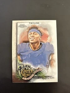 2022 Topps Chrome Allen & Ginter # 169 Jonathan Taylor calcio quasi nuovo - Foto 1 di 2
