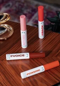 The Bodyshop 💄Lip Vinyl Trio Bundle #POWER MOVE #BITE BACK & #MY VOICE ~RRP£24 - Picture 1 of 4