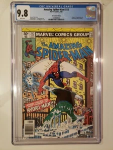 Amazing Spider-Man 212 Newsstand CGC 9.8 Marvel Comics 1981, 1st Hydro-man - Picture 1 of 3