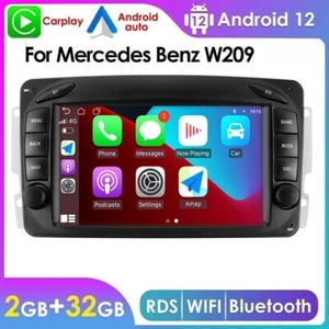 CarPlay Car Stereo Android13 For Mercedes Benz C-W203 W209 C230 CLK320 GPS Radio - Picture 1 of 24