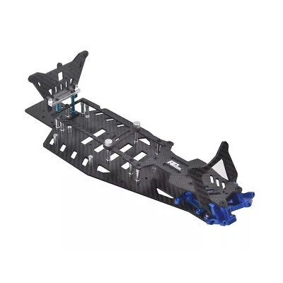 Carbon Chassis Frame Conversion Kit for Rustler VXL 2WD Bandit Upgrades - Image 1 of 4
