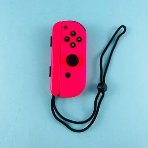 Nintendo Switch Joy-Con (R) Neon Pink Controller Tested Working Used From Japan - Imagen 1 de 7