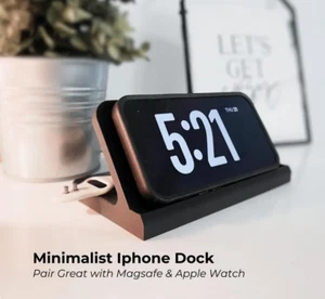 Station de charge multi-appareils mode veille Magsafe minimaliste iPhone Dock - Photo 1 sur 6
