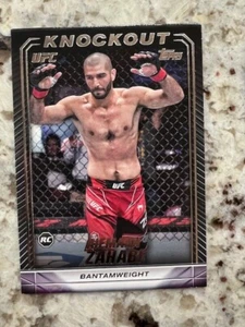 Tarjeta de novato Topps UFC Knockout 2024 peso gallo Aiemann Zahabi #39 - Imagen 1 de 1