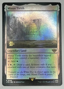 Minas Tirith Prerelease Foil Promo Herr der Ringe LTR #256 LOTR MTG - Bild 1 von 2