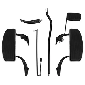 Kit completo de estribo de control delantero Rider para Harley 06-2017 Dyna Street Bob - Imagen 1 de 6