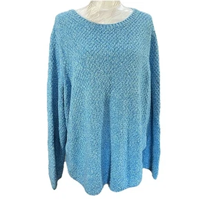 Talbots Gr. 3X Strickpullover Knotenstil Seitenreißverschluss Langarm Rundhals kuschelig Herbst - Bild 1 von 14