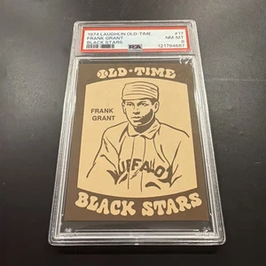 1974 Laughlin Old Time Black Stars Frank Grant #17 PSA 8 NM-MT SET BREAK - Picture 1 of 2