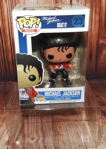Funko POP ! Figurine Rocks #23 Michael Jackson 4" vinyle Beat It rare voûtée * LIRE - Photo 1/13