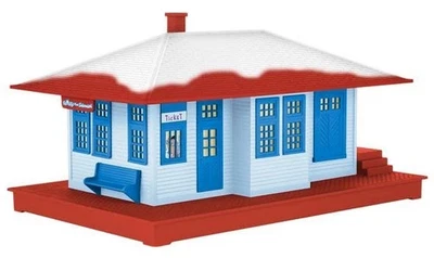 Lionel 6-81425 Frosty the Snowman Passenger Station O Gauge Lighted Building - Image 1 of 3