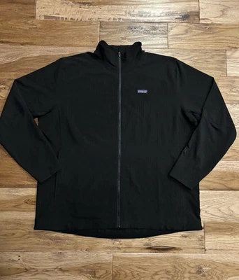 Chaqueta Patagonia R1 Tech Face Cremallera Completa Negra Para Hombre 3XL 83589 Foto 1 de 4