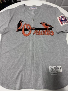 1939 Ebbets Field Flannels Baltimore Orioles Jersey sz XL - Picture 1 of 10