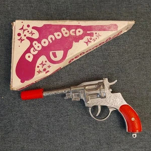 Pistola de juguete vintage con tapa soviética de la URSS + caja - Imagen 1 de 12