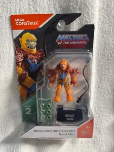 MEGA CONSTRUX HEROES MASTERS OF THE UNIVERSE BEAST MAN  NEW IN BOX SEALED - Picture 1 of 2