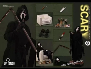 WHY STUDIO WS015 1/6 Scream Horror Movie Ghostface Deluxe Action Figure - Picture 1 of 4
