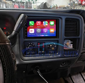 Radio estéreo GPS CarPlay Android 13 para Chevrolet Silverado 1500 2500 2003-2007 - Imagen 1 de 23