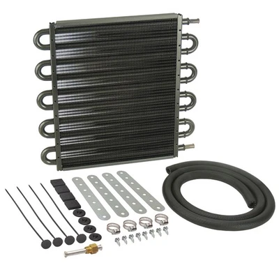 Derale 10 Pass 13" 7000 Series Copper Aluminum Transmission Cooler Kit 13108 Foto 1 de 4