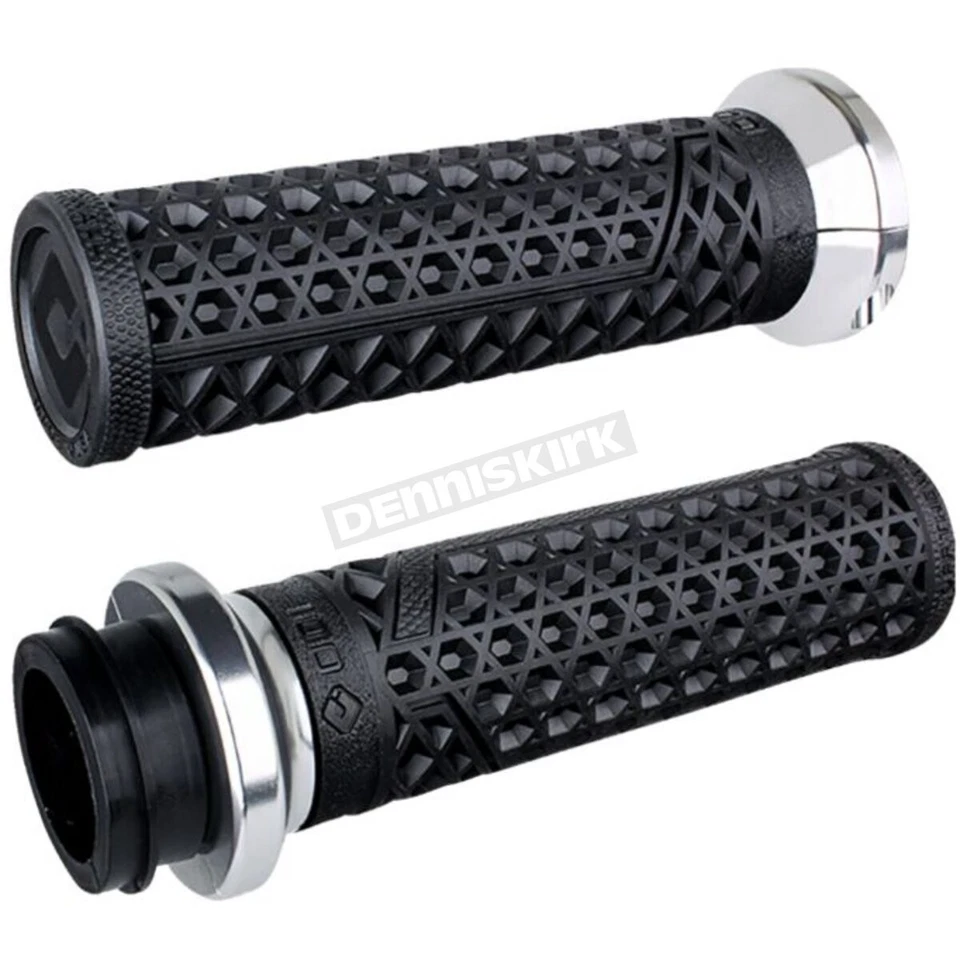 ODI negro/plateado 1 pulgada Empuñaduras para vans Harley Davidson V31VHCWB-S Foto 1 de 1
