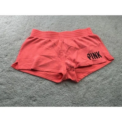 Victoria's Secret PINK Coral Terry Cloth Shorts Loungewear XS Extra Small — 第 1/4 张图片