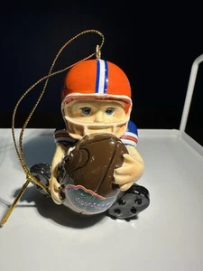 Christmas Ornament Florida Gator Football Child Boy Rare - Picture 1 of 7