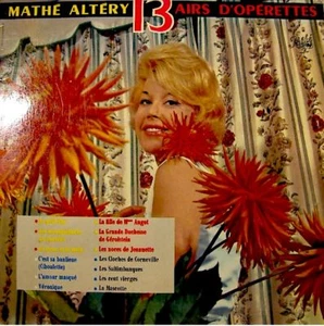 MATHÉ ALTÉRY 13 airs d'operettes LP33T le petit duc VG+ - Imagen 1 de 1