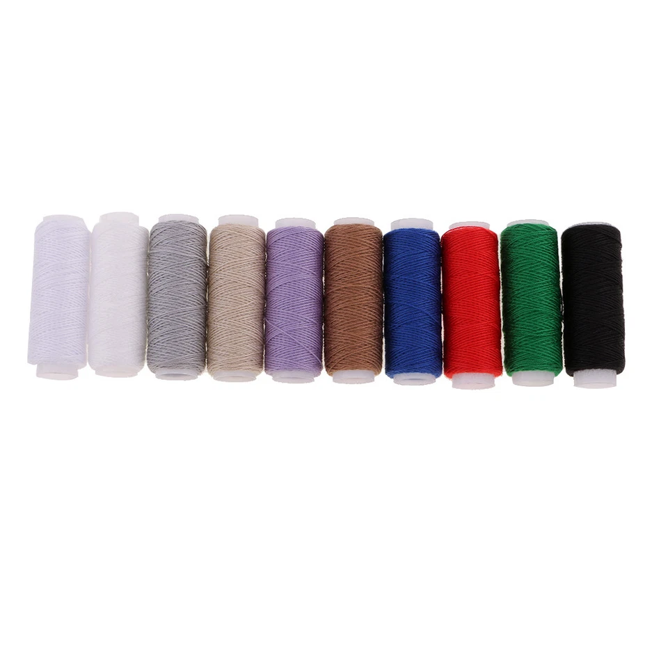 10 Spools THICK Polyester THREAD Household Jeans Bag Shoes Button Sewing Thread - Image 1 of 1
