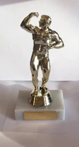 Strong Man, Bodybuilding, Fitness Gym Trophy 6” Free Engraving - Picture 1 of 1