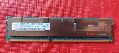 Hynix 4GB 2Rx4 PC3-8500R-7-10-E1 Server Memory  RAM HMT151R7BFR4C-G7. 0925 - Image 1 of 2