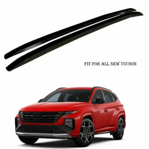 Aluminum Roof Rail Racks Side Rail Bar Fits for New Hyundai Tucson NX4 2022-2023 - Picture 1 of 6