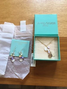 Simply Silber Halskette und Ohrringe Neu Originalverpackt - Bild 1 von 5