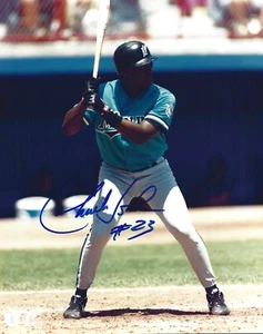 Charles Johnson Autographed Signed 8x10 Photo - MLB Marlins Rockies - w/COA - Picture 1 of 1