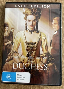 The Duchess - Uncut Edition (DVD 2009) Keira Knightly Ralph Fiennes VGC - Picture 1 of 4