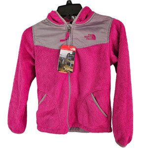 The North Face Girls Youth Size Medium 10/12 Pink Terry Hoodie Jacket
