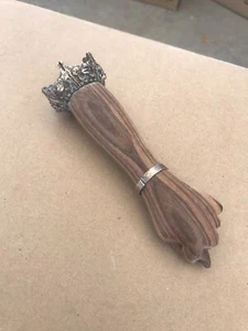 Vintage Figa Fist Hand Charm Pendant Ornate on Wood Carved See Description - Bild 1 von 12