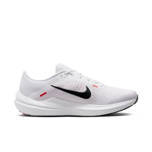 Nike Air Winflo 10 White Black Crimson Red Sneakers Shoes DV4022-100 Men's 11.5 - Picture 1 of 6