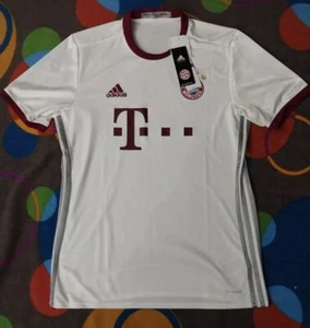2016/2017 Adidas FC Bayern Munich Away Soccer Jersey Size Medium AZ4663 - Picture 1 of 4