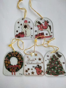 8x Robert Jacobsen Fensterbild Glasbild Dekohänger Weihnachtsbaumschmuck Glocke - Bild 1 von 5
